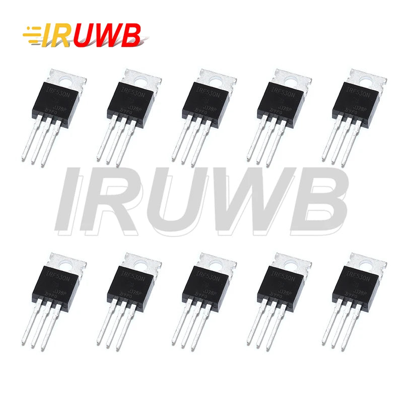 10PCS MOSFET Transistor IRF530N IRF1404 IRF1405 IRF4905 IRF540N IRF630N IRF640 IRF740 IRF840 TO-220 Field-Effect Transistors