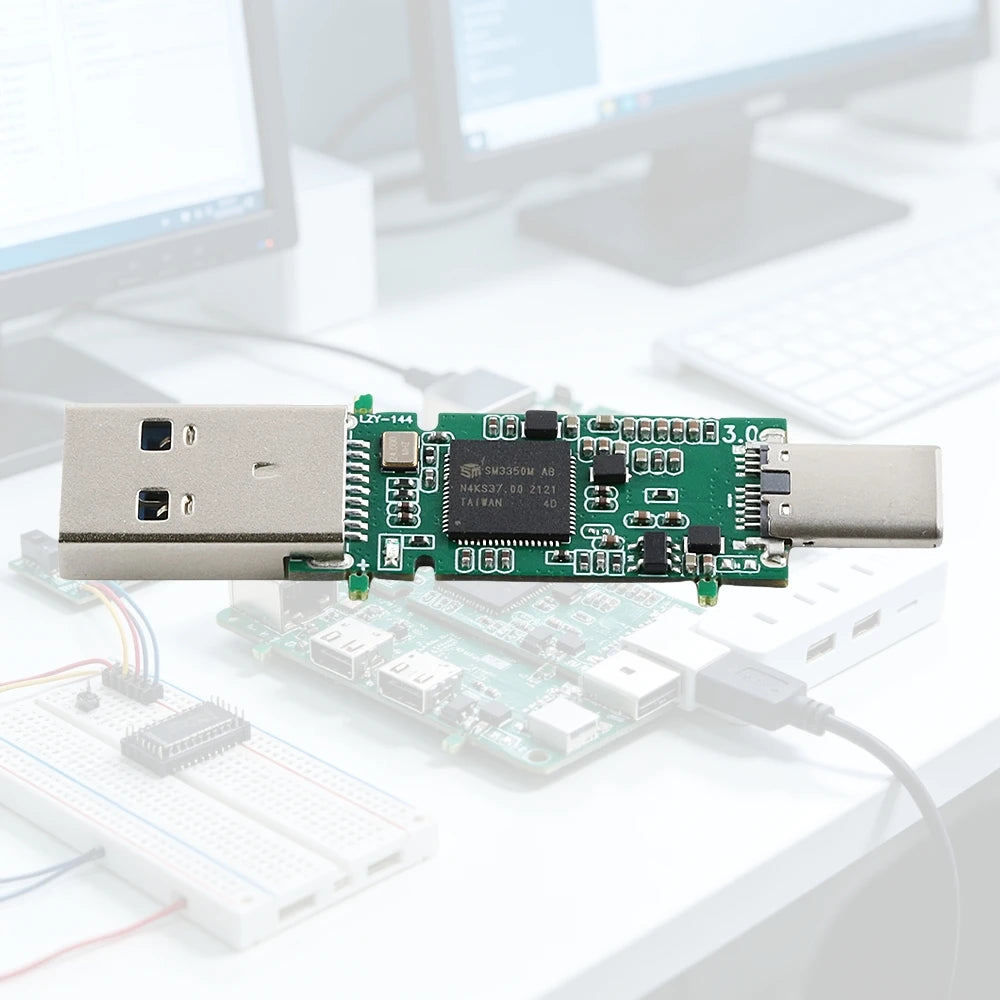 SM3350 USB Main Control Board Module UFS BGA153 USB3.1 Type-C Dual Interface Flash Drive Storage Module DIY Soldering Project