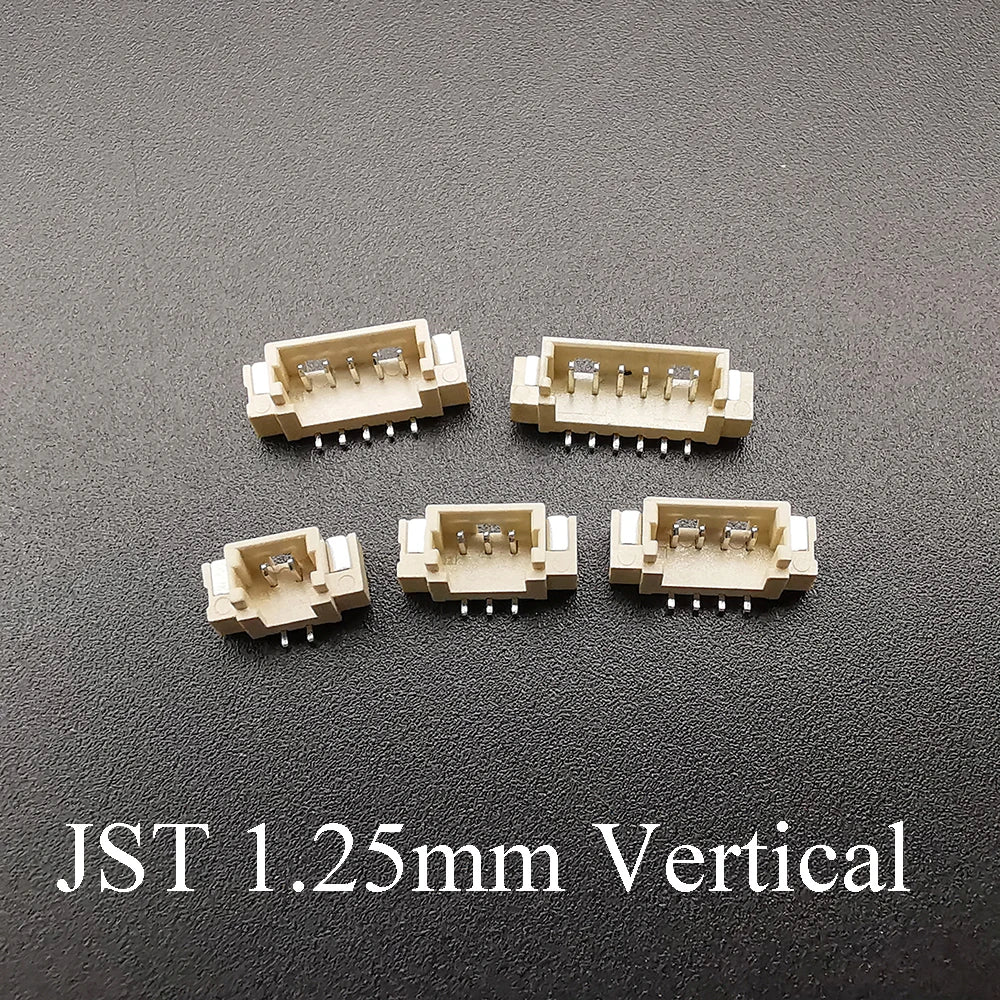 10/50Pcs SH/JST/ZH/PH/XH Pitch 1.0mm 1.25mm 1.5mm 2.0mm 2.54mm 2/3/4/5/6Pin Horizontal Vertical Male Pin Header Socket Connector
