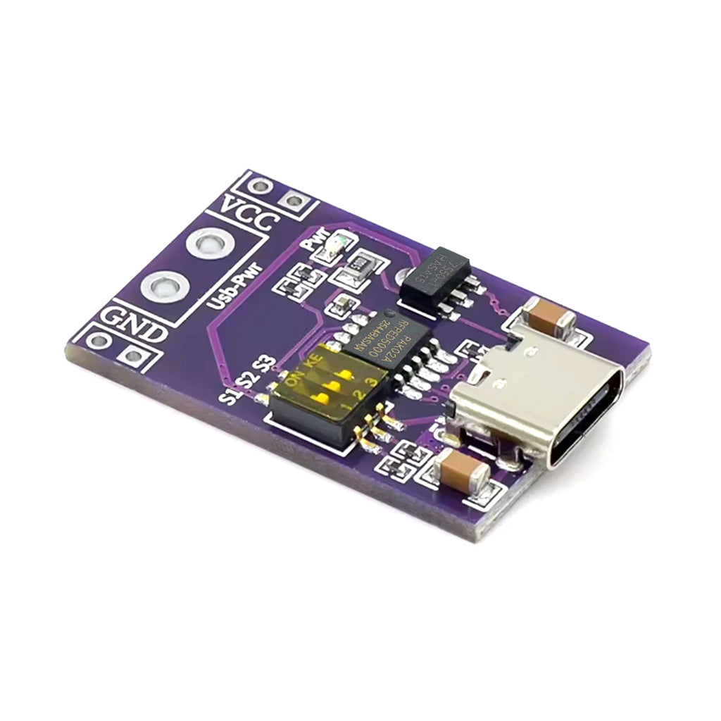 USB-C PD Trigger Decoy Module QC AFC Fast Charge 5V 9V 12V 15V 20V Fixed Voltage Board for DIY Electronics Solar Power Module