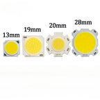 10pcs COB LED 3W 5W 7W 10W 12W 15W 18W 30W 36W Neutral Cold Warm White 13mm 20mm 28mm 1919 Chips Lamp SpotLight Downlight DIY