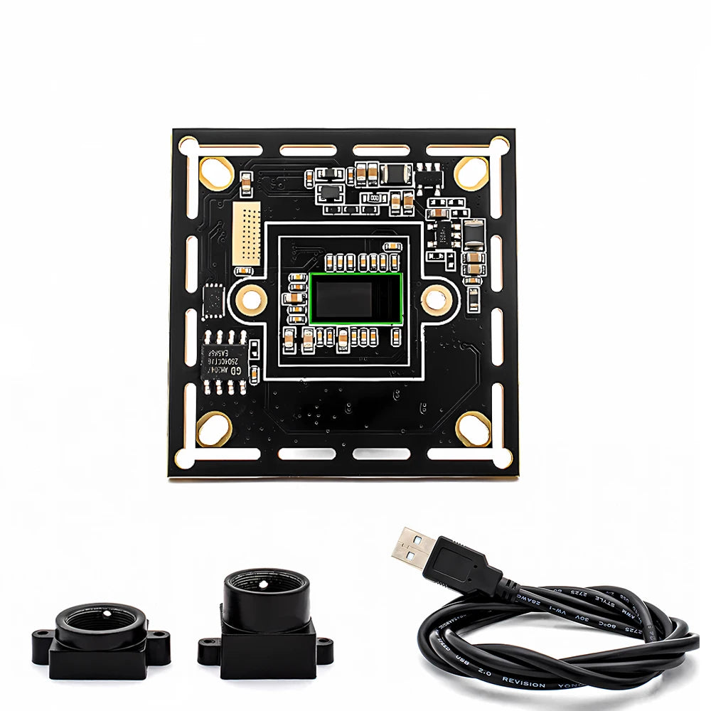 WGWK 1080P 90FPS Global Shutter High Frame Rate AR0234 USB Camera Industrial Module UVC Plug Play With No Distortion M12 Lens
