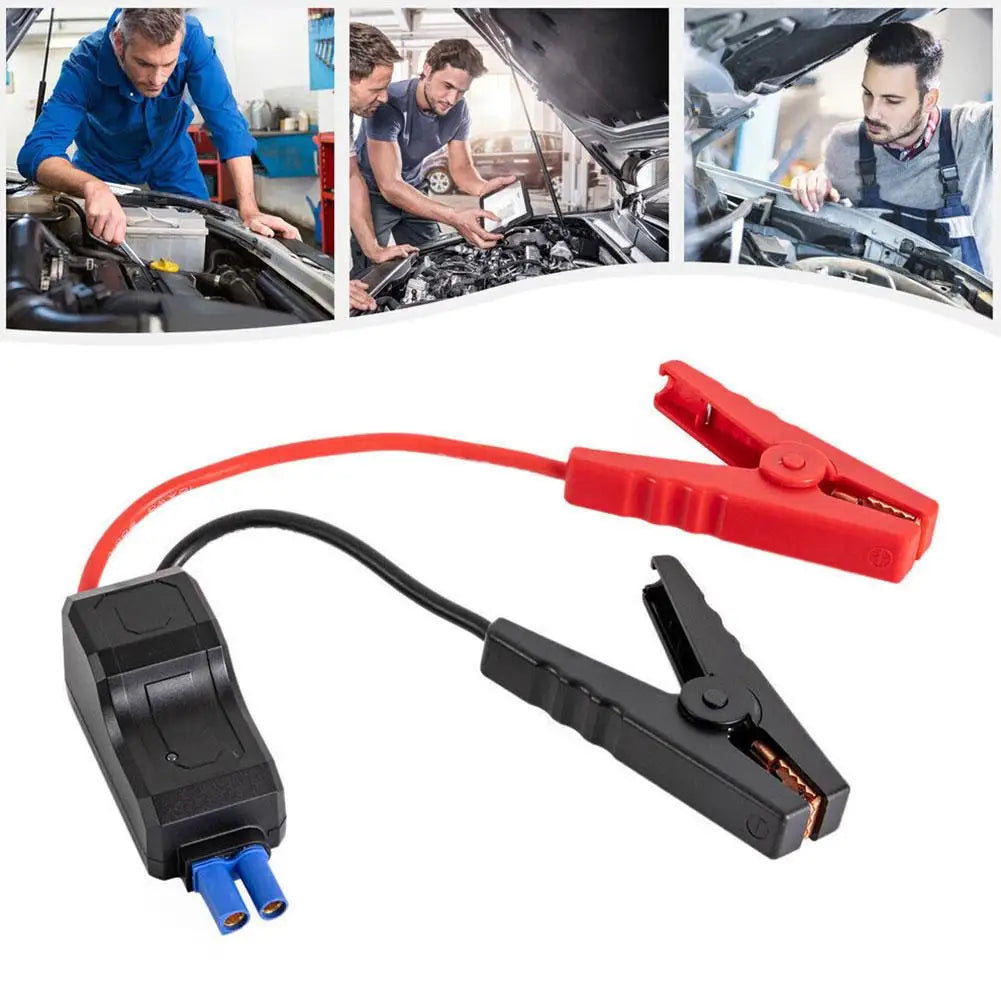 Car Emergency Power Relay Battery Jump Cable Connection Cable Jumper Car Connector Accessories Crocodile Clip Line Automoti C9N3