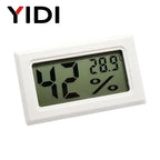 Mini Digital LCD Thermometer Hygrometer Gauge Freezer Tester Temperature Sensor Humidity Meter Detector Monitor Indoor Pet Car