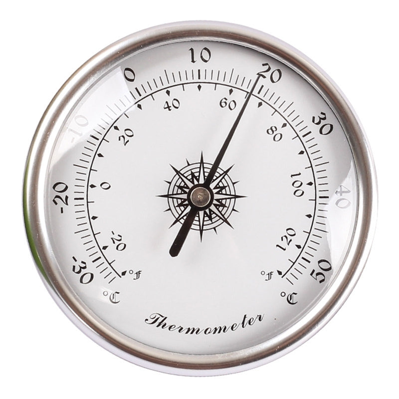 Aluminum Alloy Barometer Thermometer Hygrometer Gauge Tester Temperature Humidity Meter Precision Mechanical Home Office