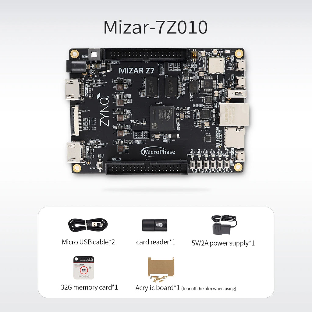 MicroPhase Xilinx XYNQ FPGA Development Board 7010 7020 PYNQ Artificial Intelligence Python