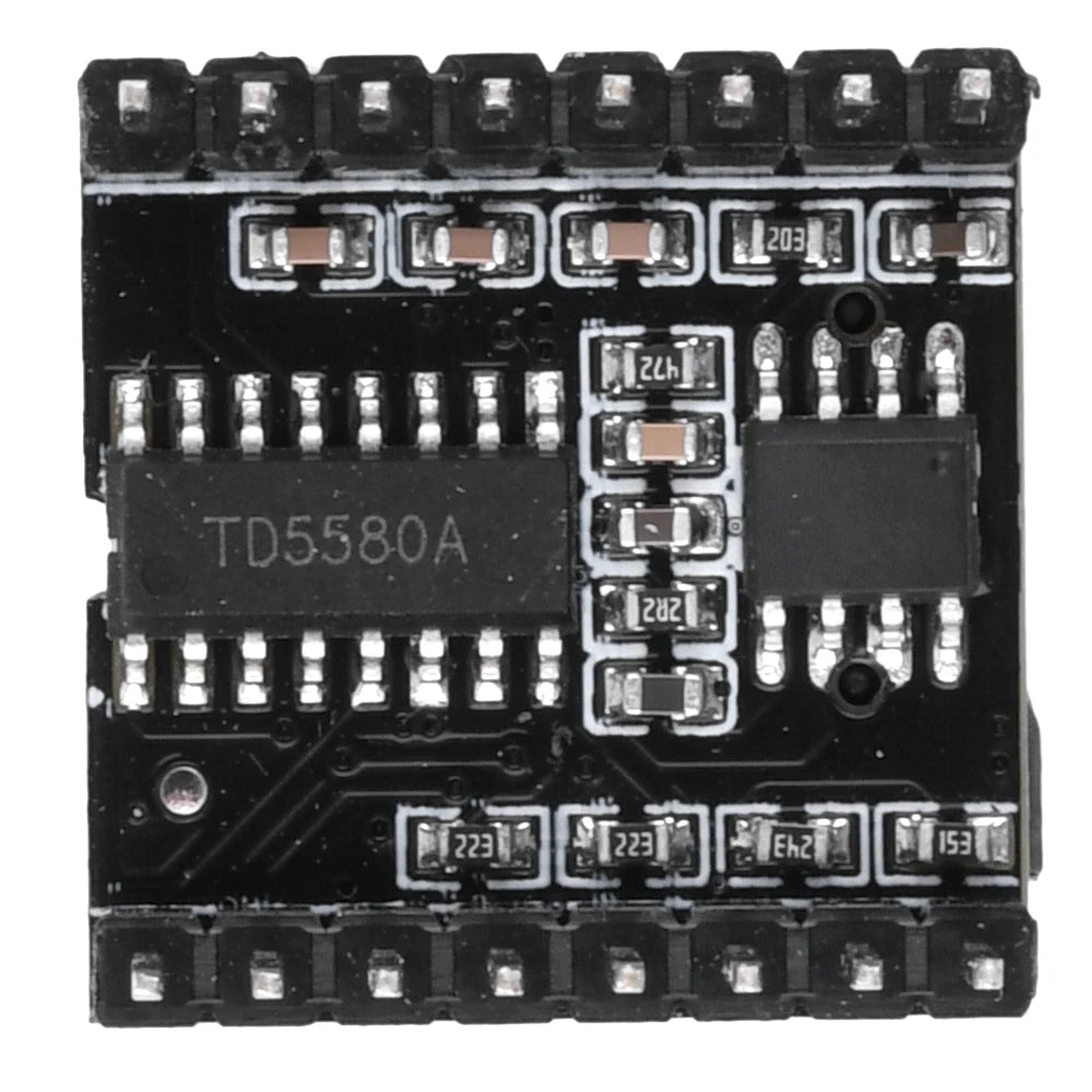YX5200 DFPlayer Mini MP3 Player Module MP3 Voice Decode Board Supporting TF Card U-Disk IO Serial Port AD Compatible for Arduino