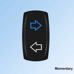 ARROWS 6Pin (ON)-OFF-(ON) DPDT Momentary Switch12V UP/DOWN Polarity Reverse Rocker Switch for ARB/Carling/NARVA Replace