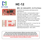 HC-12 V4.0 SI4438 Wireless Serial Communication Module Multi-channel Embedded Wireless Data Transmission Module 433.4-483.8 MHz