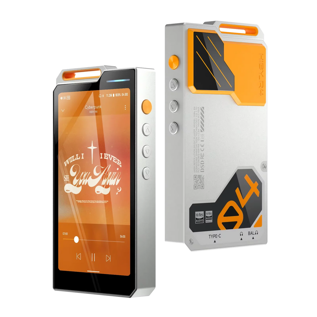 HiBy R4 MP3 HiFi Music Player Bluetooth WiFi DSD256 MQA 16x USB DAC Headphone AMP 11hr 4.7 ES9018Q2M 4 Snapdragon 665 Androind