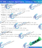 PC817 1 2 4 8 Channel Optocoupler Isolation Board Voltage Converter Adapter Module 3.6-30V Driver Photoelectric Isolated Module