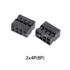20PCS/Lot Dupont 2.0 Housing Plastic Shell 2.0mm Pitch Double Row Dupont Connector 2x2P/2x3P/2x4P/2x5P/2x6P/2x7P/2x8P