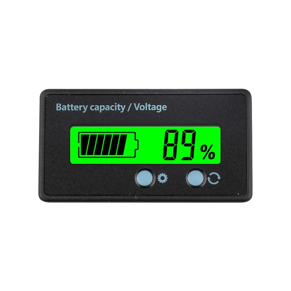 DC6-73V Battery Level Indicator Battery Remaining Charge Percentage Display Voltmeter High Precision Led Digital Display