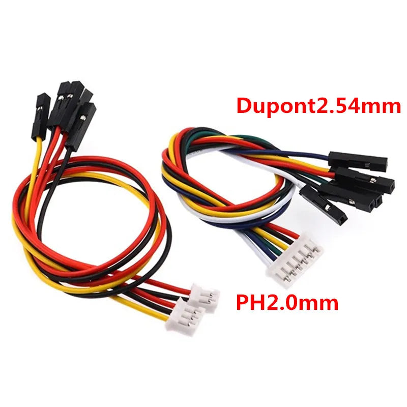 SH1.0/JST1.25/ZH1.5/PH2.0/XH2.54 to Dupont 2.54 Connecter Female Dupont Line 20cm Electronic Extension Wire Conversion Cable