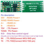 Industrial Grade UART TTL to RS485 Isolated Communication Surge Protection for Arduiuo MEGA 4 NODEMCU ESP8266
