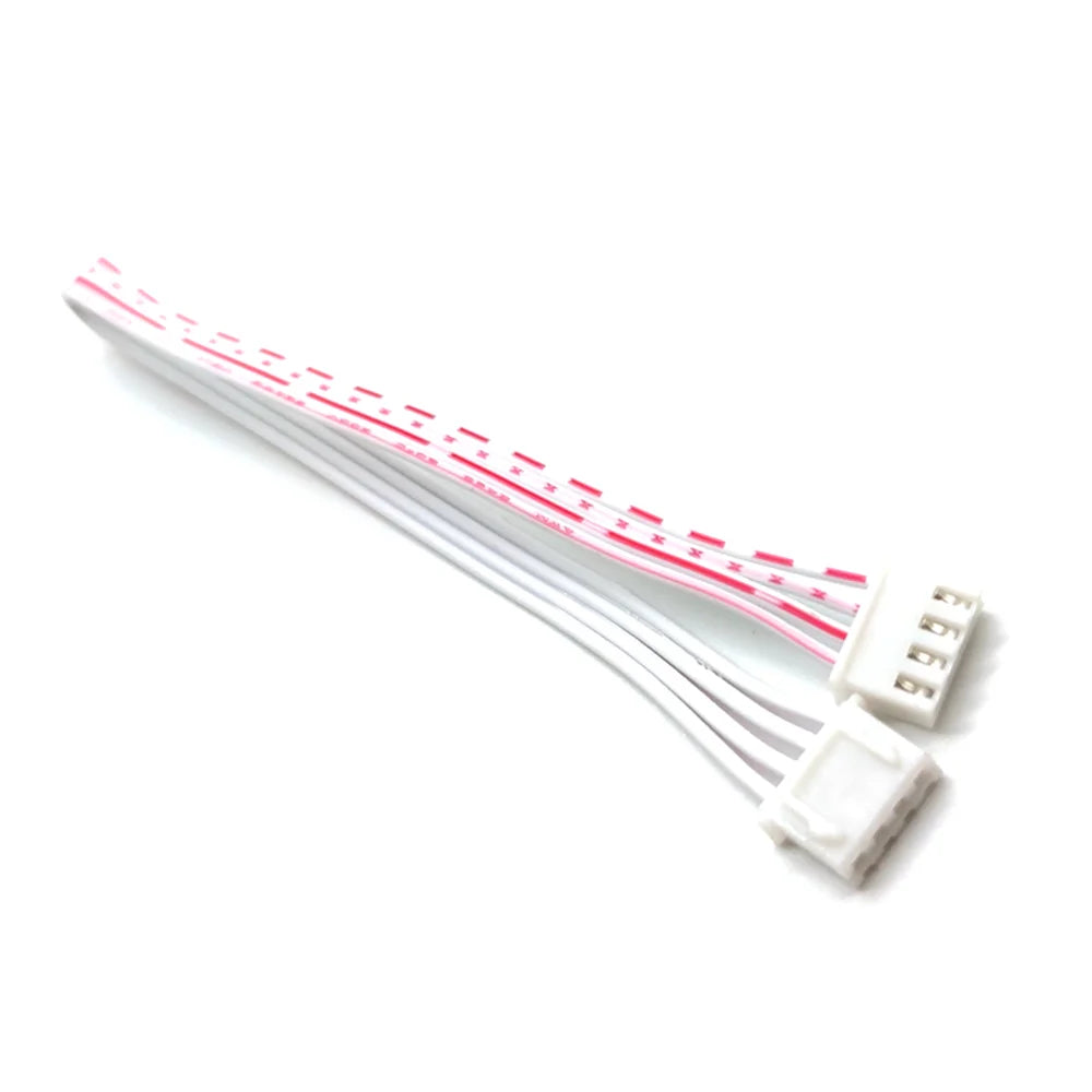 JST XH 2.54mm Pitch 2/3/4/5/6/7/8/10/12 Pin Female to Female Connector with 26AWG Red White Wire Cable XH2.54 Double-ended Plugs