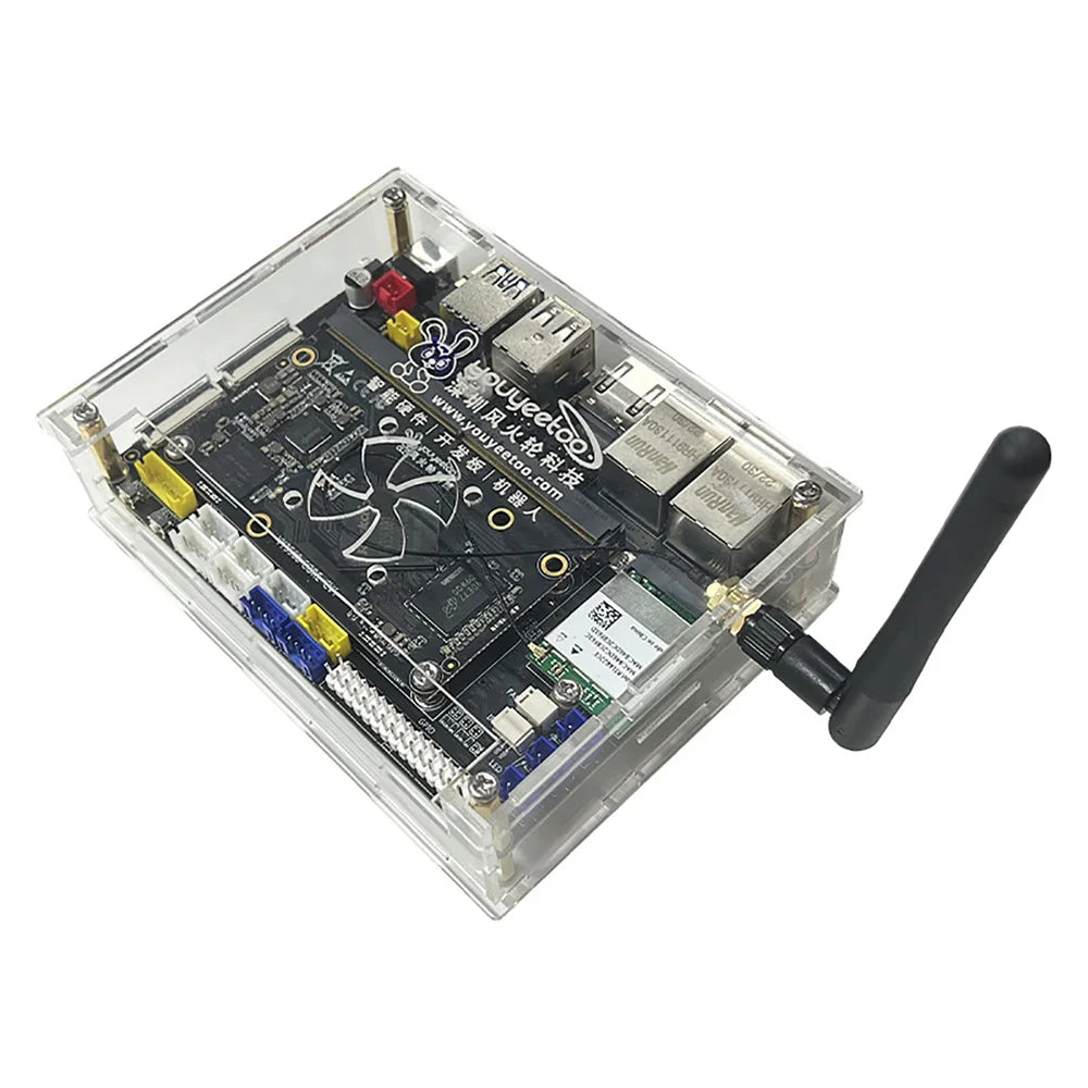 Youyeetoo YY3568 ARM AI Dev Board Rockchip RK3568 Quad Core A55 Motherboard Dual Gigabit Ethernet WiFi6 Android11 Debian Support