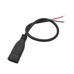 1/3/5Pcs 2 Wire 4 Wire  Type C USB Male Female Power Supply Cable Welding Connector USB-C Cable Extension DIY Repair 0.3M 1M 2M