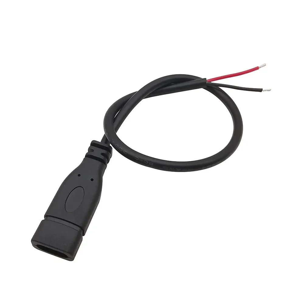 1/3/5Pcs 2 Wire 4 Wire  Type C USB Male Female Power Supply Cable Welding Connector USB-C Cable Extension DIY Repair 0.3M 1M 2M