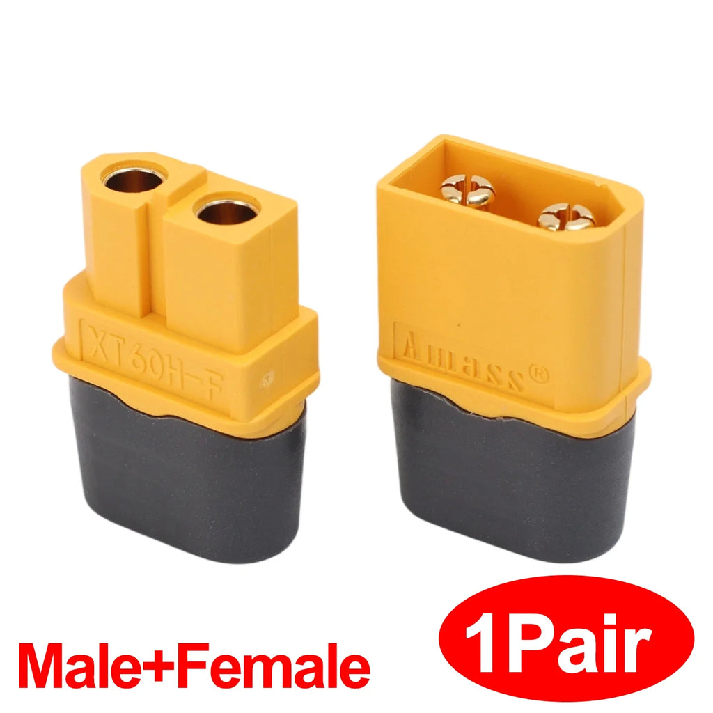 20/1PCS XT60 Battery Connector Male & Female Bullet Connector Plugs with Sheath Housing for RC Battery Motor FPV XT-60 Adapter