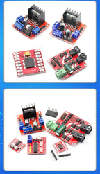 1PCS L298N Driver Board Module L298N Stepper Motor Smart Car Robot Breadboard Peltier High Power L298 DC Motor Driver