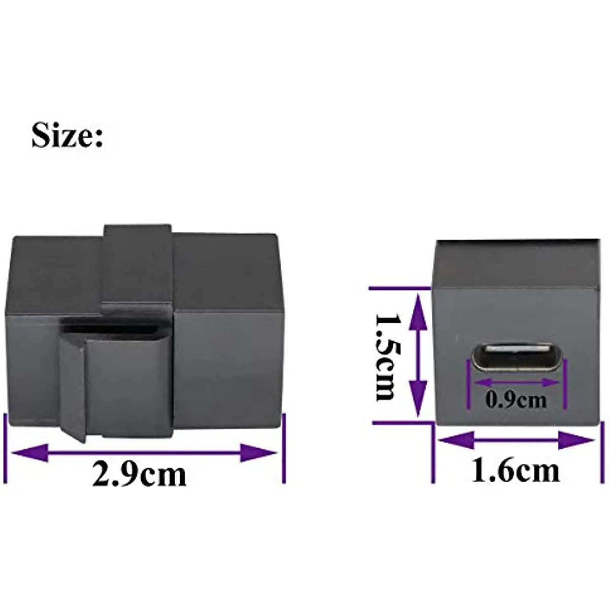 USB C Keystone Jack Inserts Adapter USB 3.1 Type-C Female to Female Insert Socket Coupler Connector for Wall Plate Outlet Panel