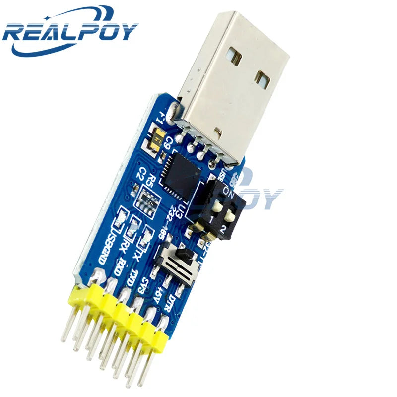1PCS CP2102 USB to UART TTL RS232 USB TTL to RS485 Mutual Convert 6 in 1 Convert Module Serial Adapter for Arduino