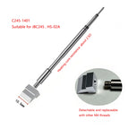 C245 Rapid Heating Soldering Iron Tip Copper Nickel Plated Spatula T1401-1406 Compatible with C245/T12/TS/T85/T65-M4 Threaded He