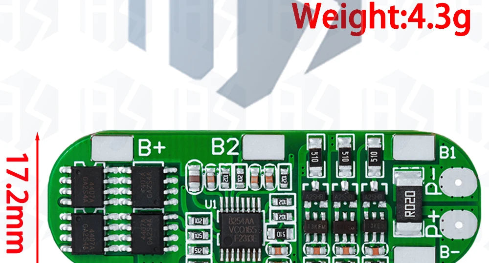 1-5PCS 3S 10A 12V Lithium Battery Charger Protection Board Module for 18650 Li - ion Charging - BMS 11.1V - 12.6V