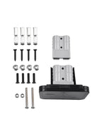 1 Set 50A Twin Dual Flush Mount Bracket For Anderson Plug Connector Flush Mounts Brackets Panel Cover For Caravan Yacht Panels