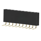 10PCS 2.54mm Curved Needle Female Header Single Row Double Row 90 Degree Socket Pin Header 2P3P4P5P6P8P-40P Pin Connector