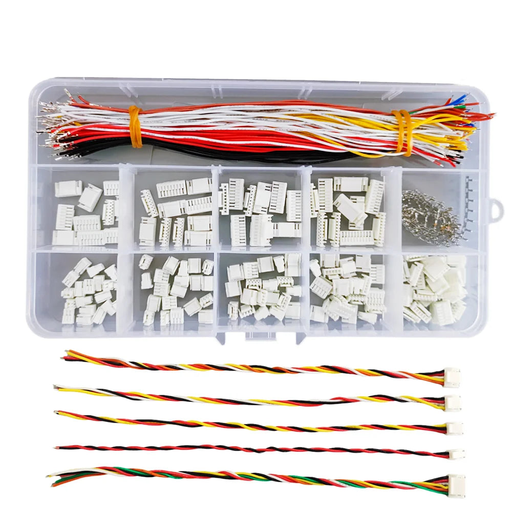 GH 1.25mm Pre-Crimped Cables and GH1.25 Connectors for Pixhawk 4 Pixhawk 6C Pixracer PXFmini Silicone 15cm Wire RC Parts