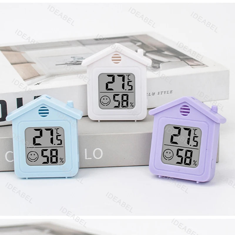 Electronic Temperature Humidity Meter Sensor Gauge Weather Station For Home ﻿LCD Digital Thermometer Hygrometer Indoor Room