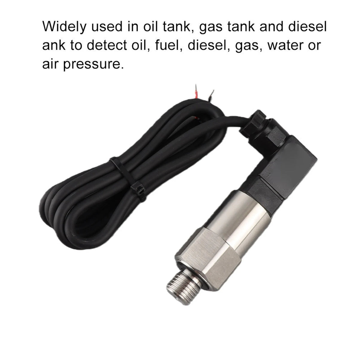 Pressure Sensor 4‑20mA Output G1/4" Silicon Pressure Transmitter Transducer for Water Gas Oil Pressure Transducer