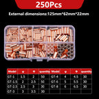 Copper Connecting Pipe GT Small Copper Tube Cable Intermediate Joint Cold Pressed Wire Crimping Terminal Quick Docking Connector