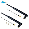 2pcs 868MHz/915MHz 5DBi SMA Male Omni-directional LoRa Antenna with Cable for Meshtastic