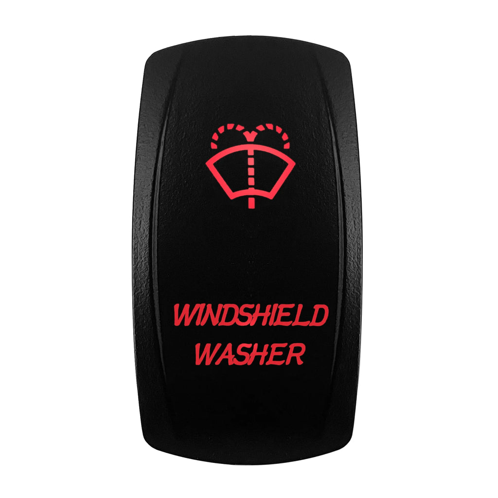 Red Led Light Rocker Switch 12V/24V SPST DPDT Toggle Switch ON OFF/ ON OFF ON Backlight Latching / Momentary Dash Panel Control
