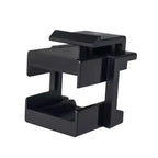 RJ 45 Coupler Baffler RJ45 Keystone Jack Filling Module Keystone Frame Wall Plate Patch Panel Blind Plate For Modular Blank
