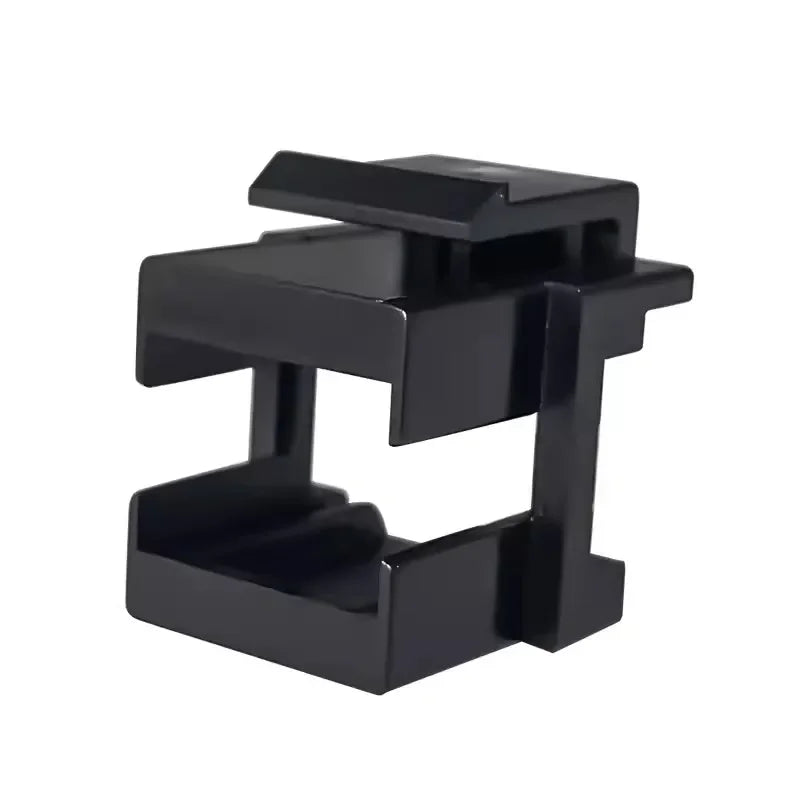 RJ 45 Coupler Baffler RJ45 Keystone Jack Filling Module Keystone Frame Wall Plate Patch Panel Blind Plate For Modular Blank
