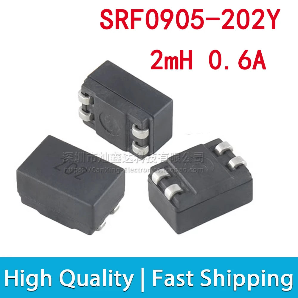 5pcs SRF0905 Common Mode Inductor Inductance Molding Choke Coil Power Filter SMD 10uH 25uH 50uH 250uH 470uH 500uH 1mH 2mH 4.7mH