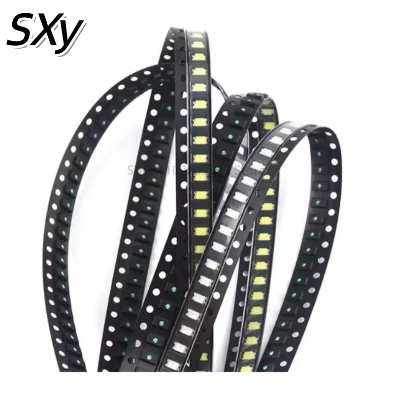SMD LED Diode Tape Reel 0402 0603 0805 1206 1210, Multi Color Red Green Blue Yellow Warm White Purple Pink Orange SMT LED Lamp