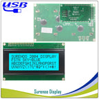 Surenoo LCD2USB USB 204 20X4 2004 Character LCD Module Display Screen Panel sutible LCD Smartie & AIDA64 for DIY PC