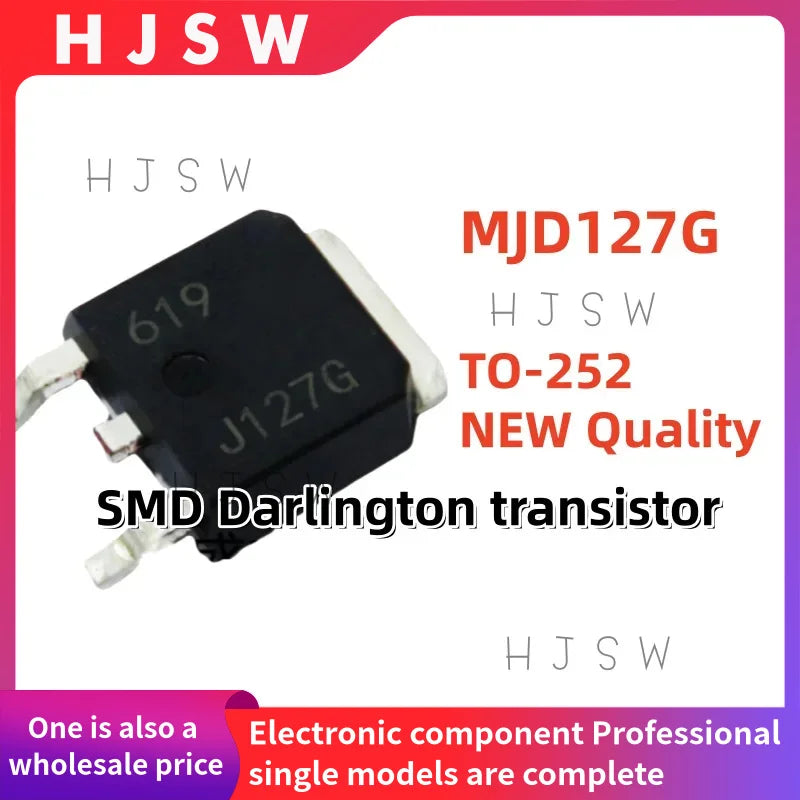20PCS 100% NEW Quality MJR MJD31C MJD32C MJD127G MJD122G MJD2955 MJD3055 MJD127 MJD122 TO-252 SMD Darlington transistor