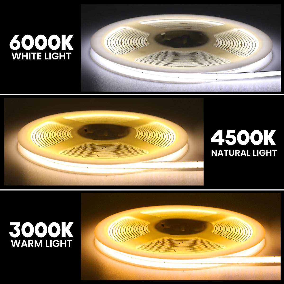 5V USB LED COB Light Strip Touch Dimmer Flexible Diode Tape 5mm 320Leds/m Linear Ribbon Indoor Lighting DIY TV Mirror Backlight