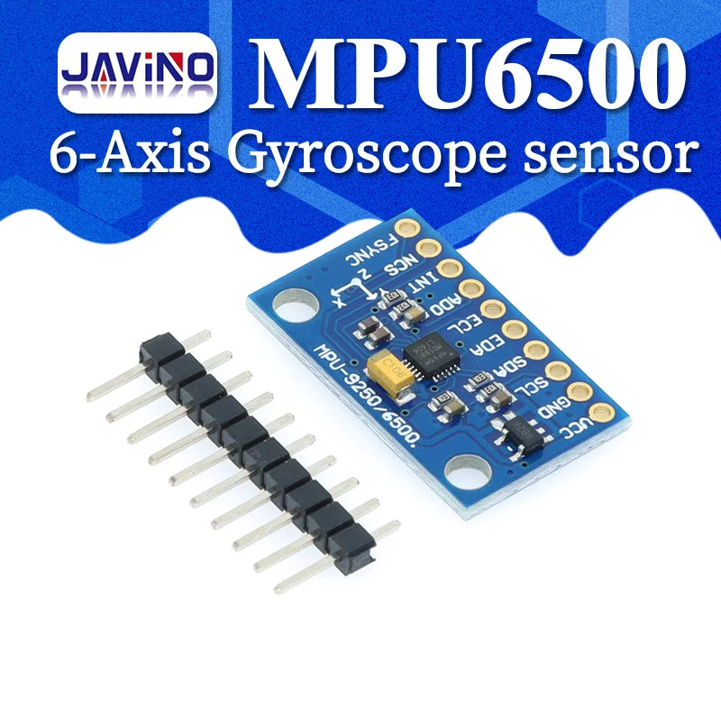 IIC I2C SPI MPU6500 MPU-6500 6-Axis Gyroscope Accelerometer Sensor Module Replace MPU6050 For Arduino With Pins GY-6500