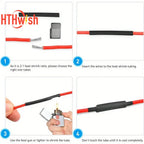 Heat Shrink Wrapping Tube Kit 2:1 Insulation Sleeves for Electrical Cables Wire Connector and DIY Projects