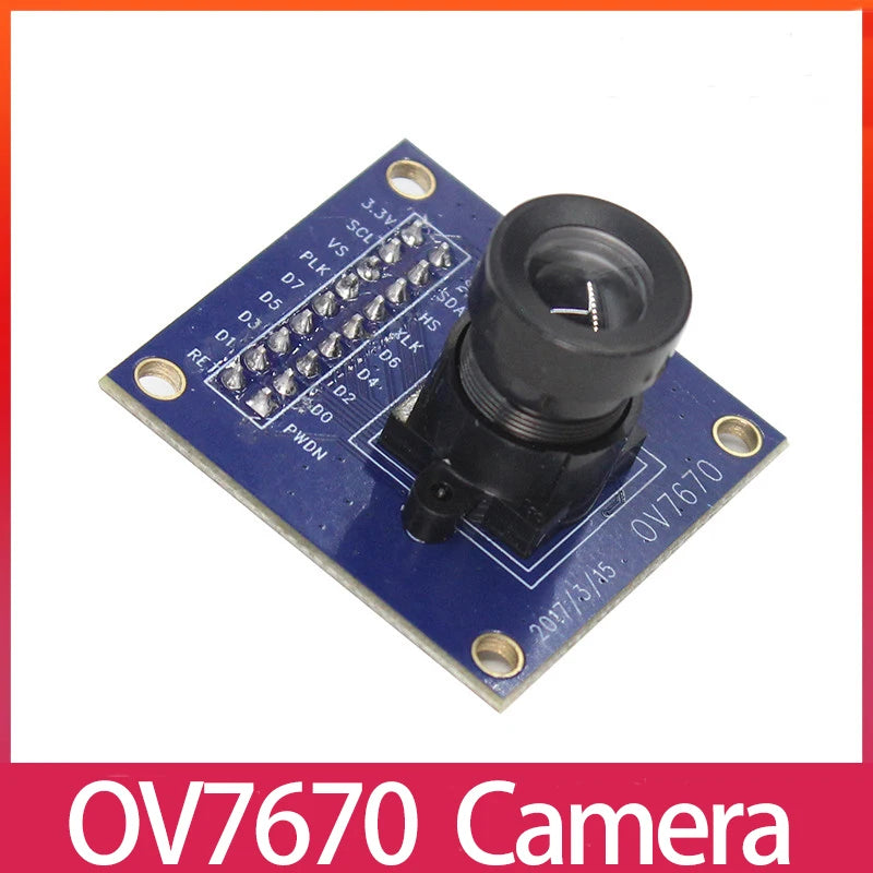 OV7670 camera module STM32 microcontroller driven 300000 pixel camera image acquisition module