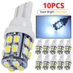 2/10 T10 1206 20SMD 20 Led White Car Wedge Light W5W 194 168 Auto Vehicle License Plate Clearance Lamp Reading Truck Bulb DC 12V