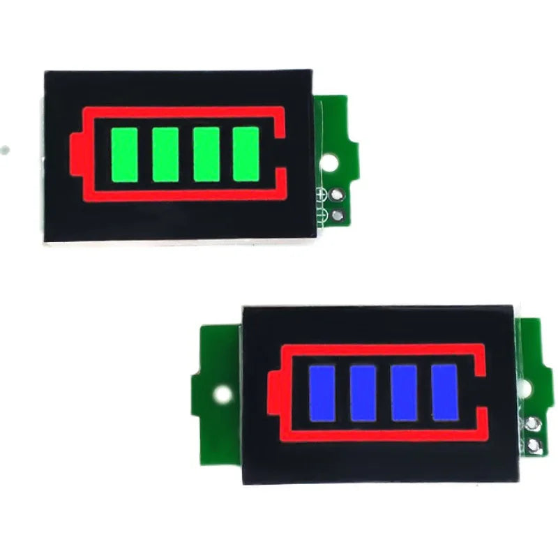 1S/2S/3S/4S/6S/7S/8S Lithium Battery Power Meter Display Module, 3‑String LED Lithium Battery Pack Indicator Light Boar