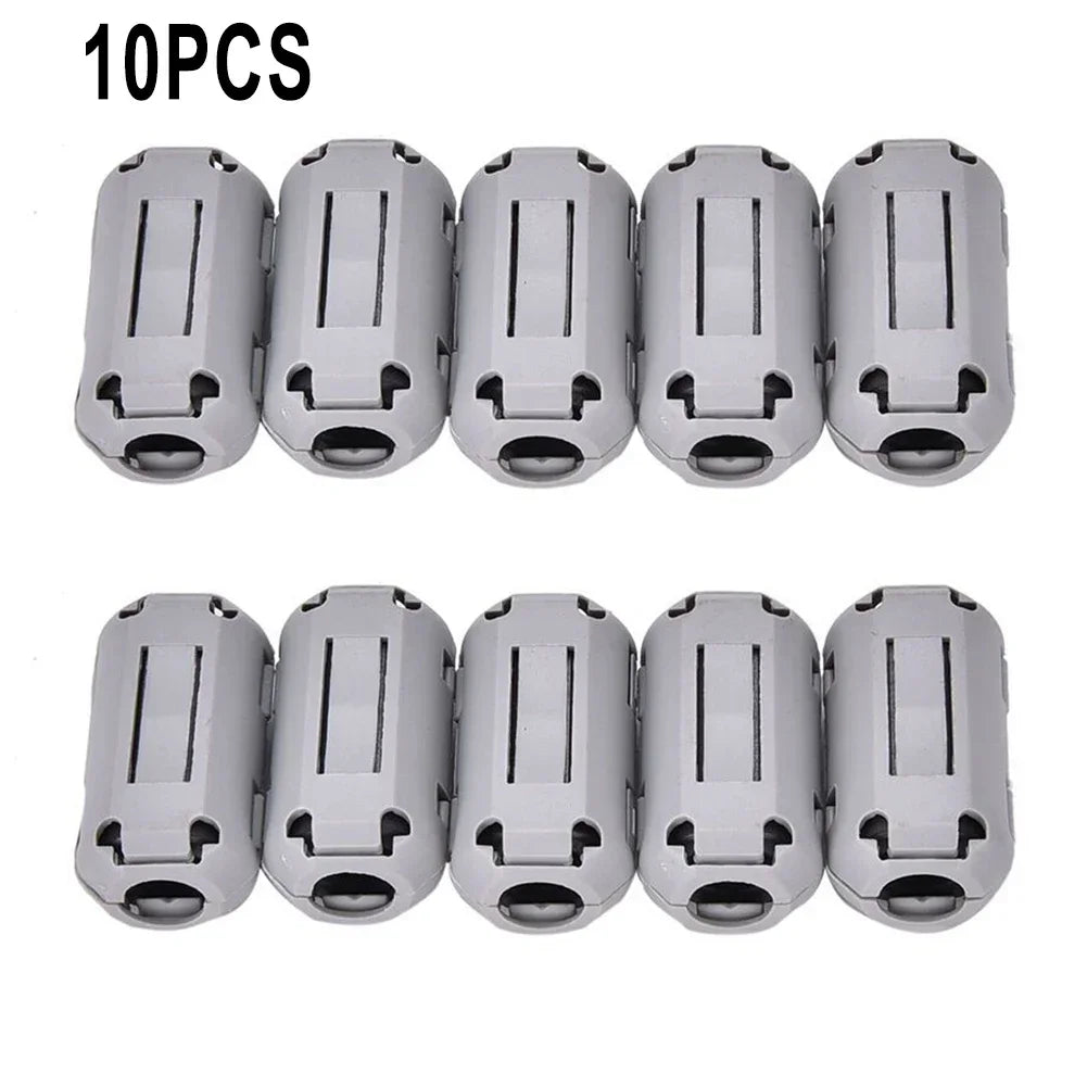 10Pcs 5mm Ferrite Core Noise Suppressor Filter Ring Cable Clamp RFI For Computers Hard Disks Audio Equipment Copiers